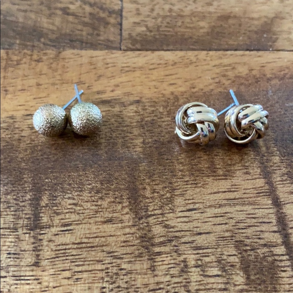 Gold earrings JCrew